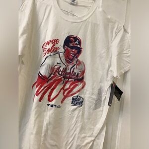 White Atlanta Braves Graphic T-Shirt
